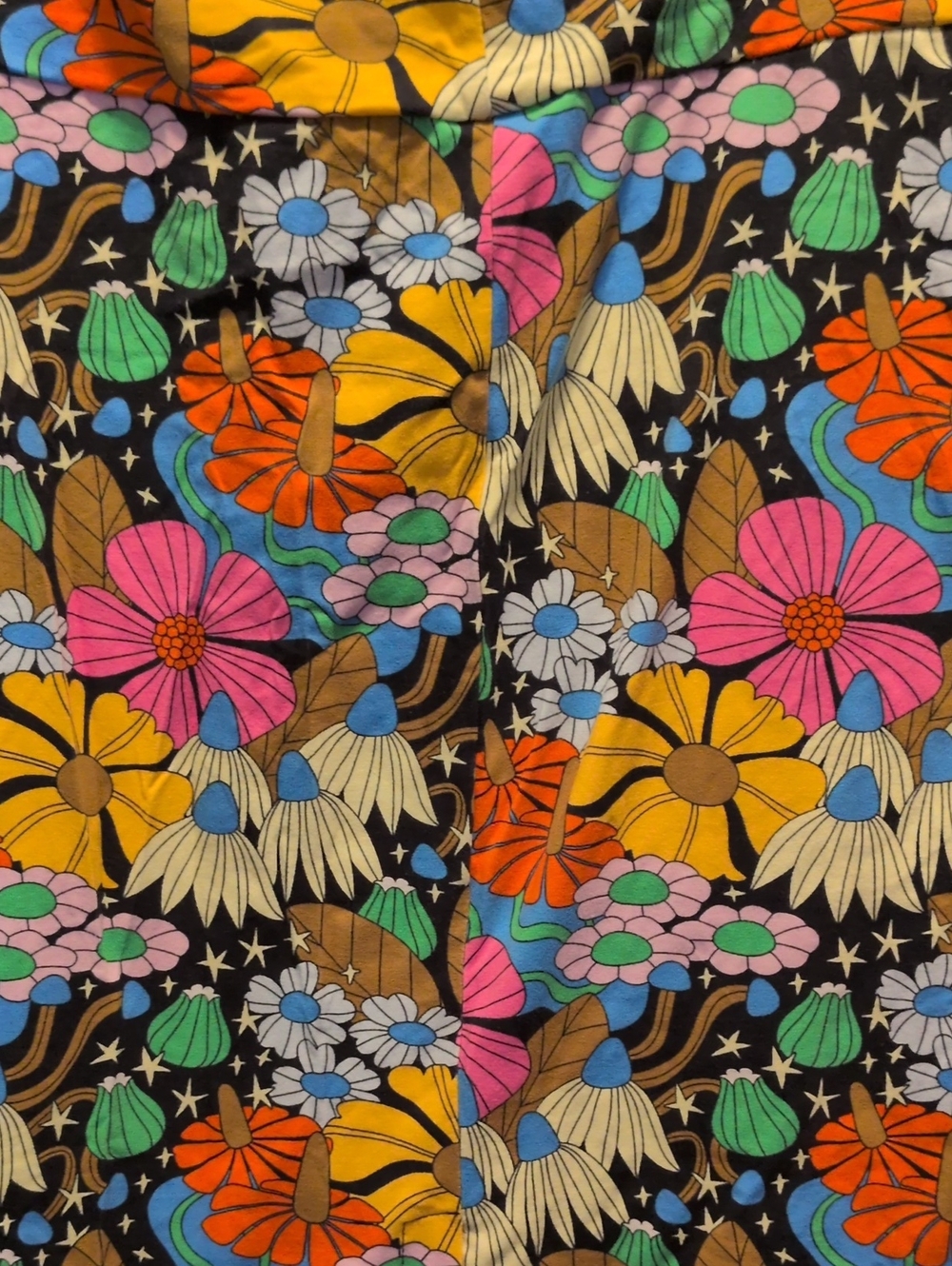 Nooworks Cosmic Floral Wiggle Skirt Sz XL - Picture 5 of 5